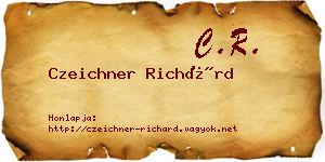 Czeichner Richárd névjegykártya