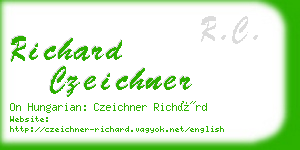 richard czeichner business card